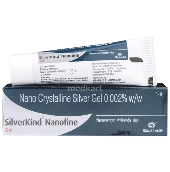 silverkind nanofine gel 10 gm